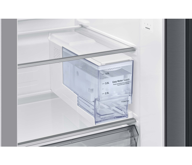 Lodówka Samsung RS70F65KETEO No Frost 178,4cm Szczotkowana Stal Dystrybutor Wody Kostkarka AI 640L - 1337810 - zdjęcie 9